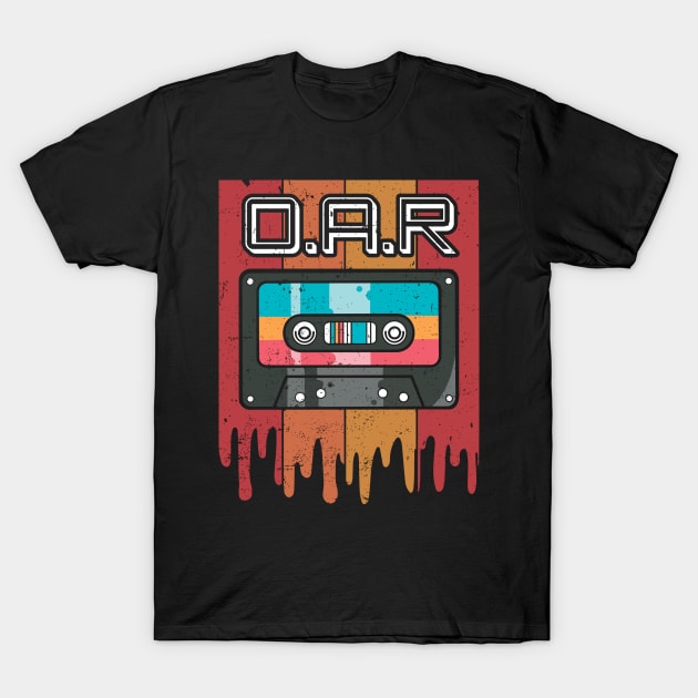 Proud To O.A.R Be Personalized Name Styles 70s 80s T-Shirt by MakeMeBlush